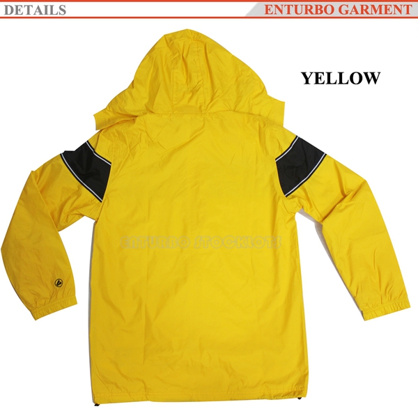 yellow rain jacket men