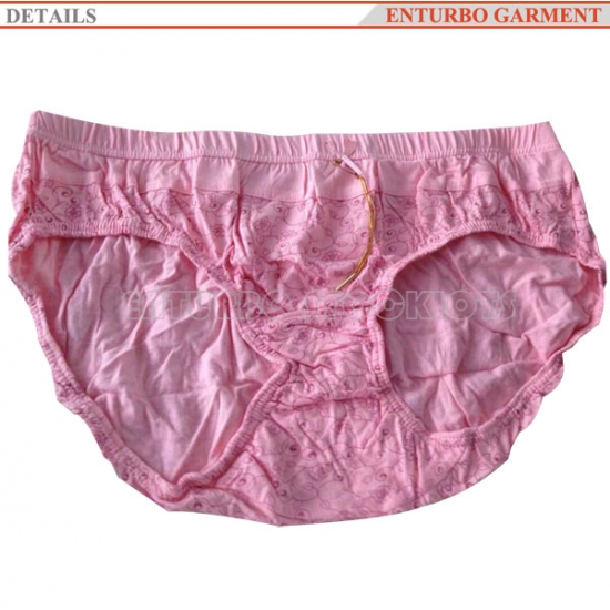 China Ladies 100% cotton panty supplier
