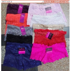 Ladies lace panty stocklot supplier